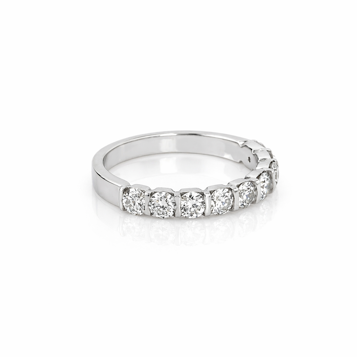 Channel-Set Diamond Band