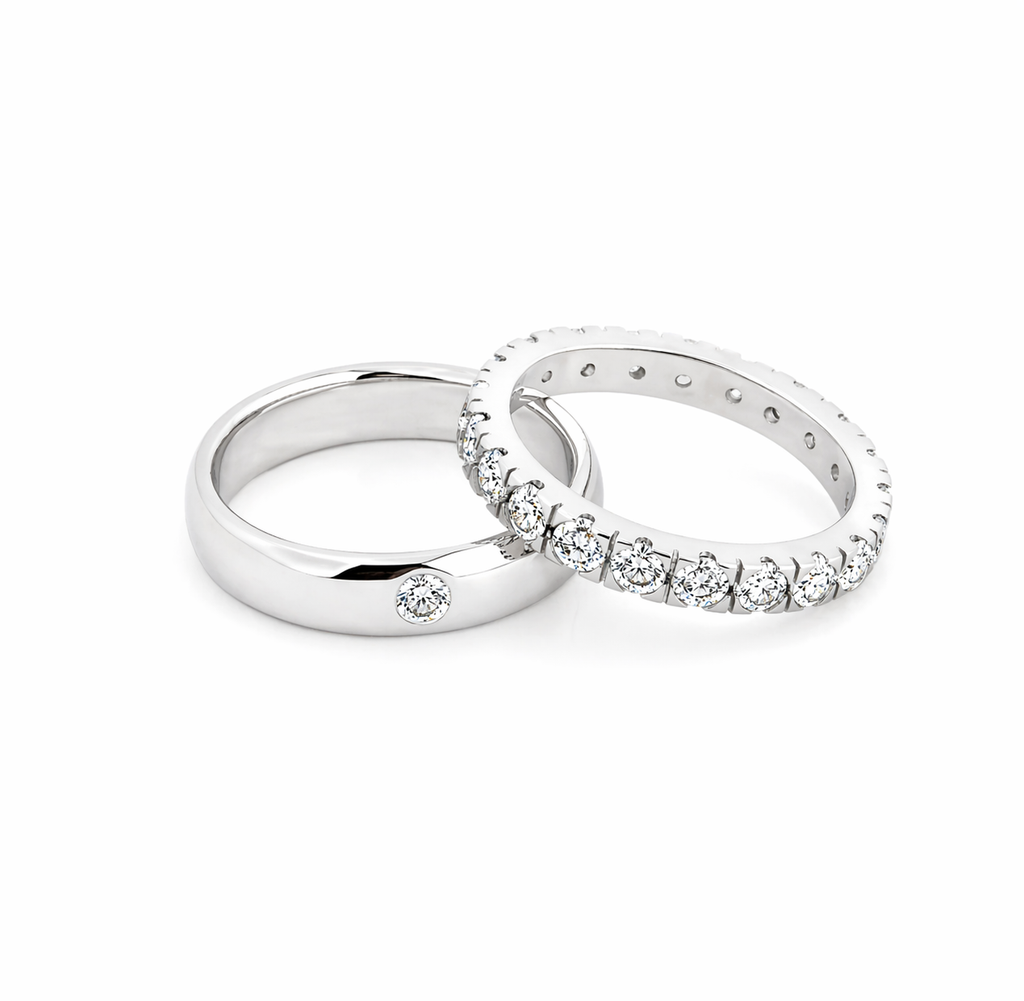 Diamond Wedding Ring Set