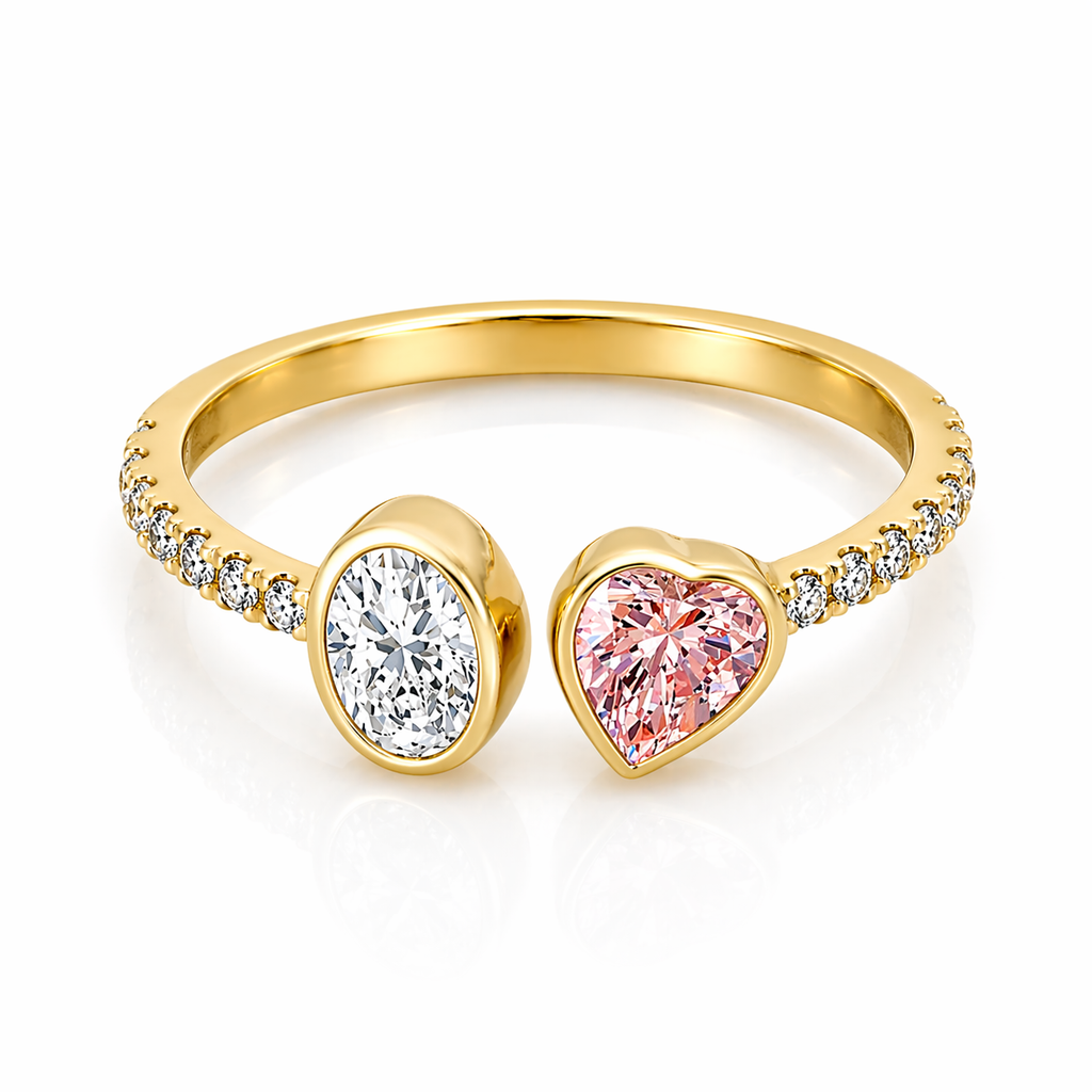Eternal Duo Pink Ring