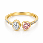 Eternal Duo Pink Ring