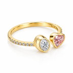Eternal Duo Pink Ring