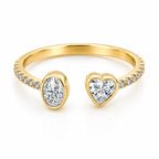 Dual love Diamond Ring