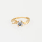 Intertwined Solitaire Ring 0.50ct