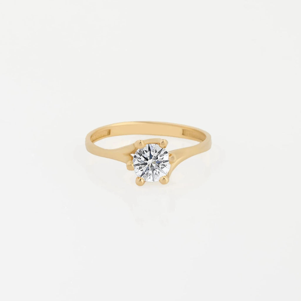 Twist Solitaire Ring 0.66ct