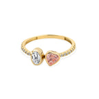 Eternal Duo Pink Ring