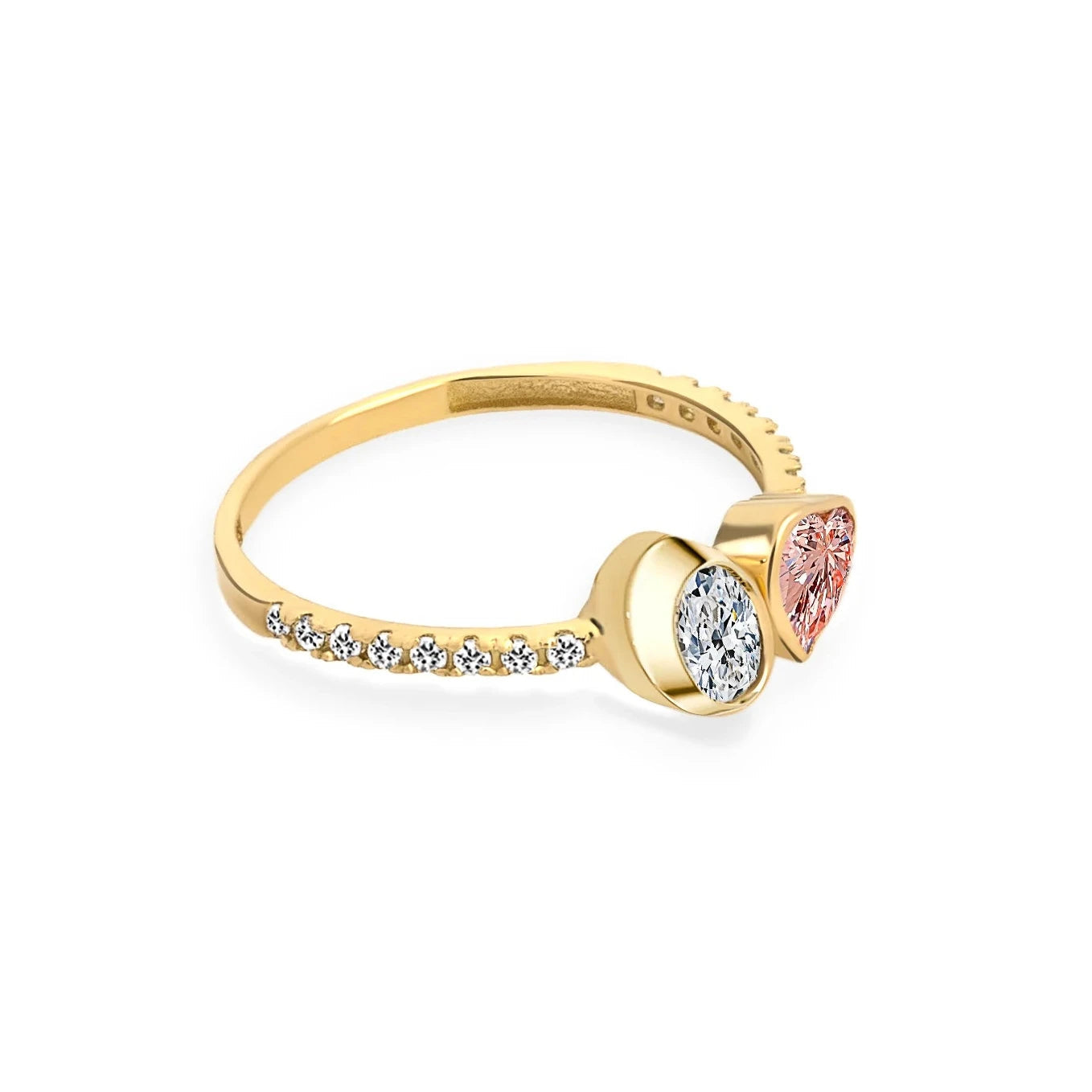 Eternal Duo Pink Ring