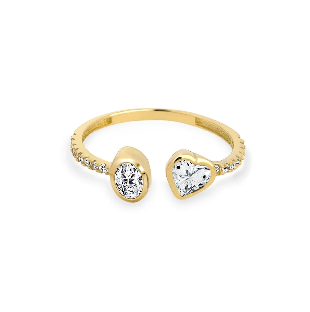 Dual love Diamond Ring