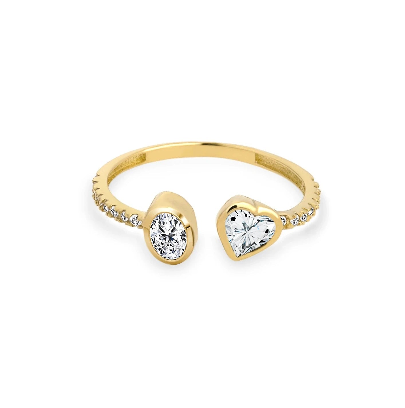Dual love Diamond Ring