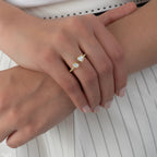 Dual love Diamond Ring