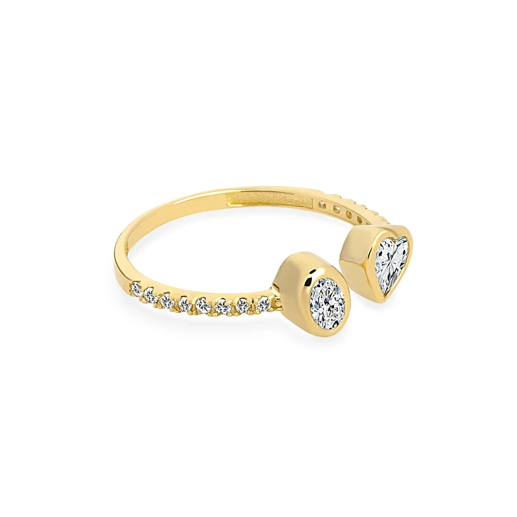Dual love Diamond Ring