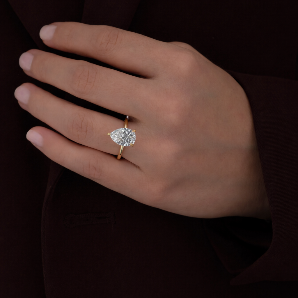 Royal pear ring 3.0ct
