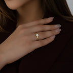 Intertwined Solitaire Ring 0.50ct