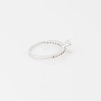 Pavé Solitaire Engagement Ring