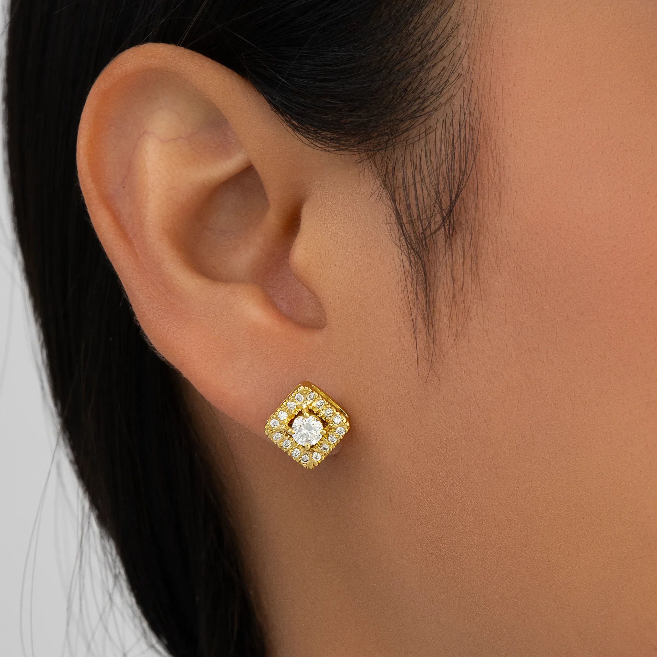 Celestial Square Studs